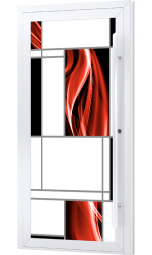 Panel drzwiowy Veyna seria Glass Line 46