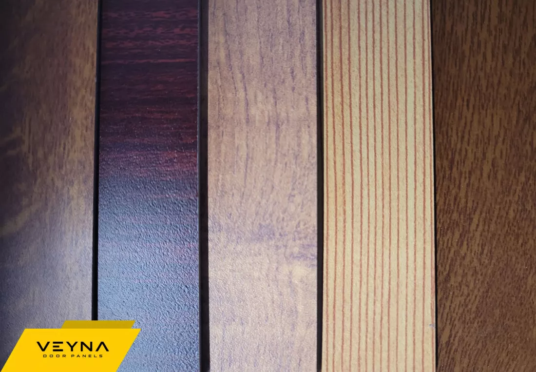 Dekory pod systemy Aluprof i Aliplast,  Orzech, Winchester, Jodła, Złoty dąb, Mahoń,