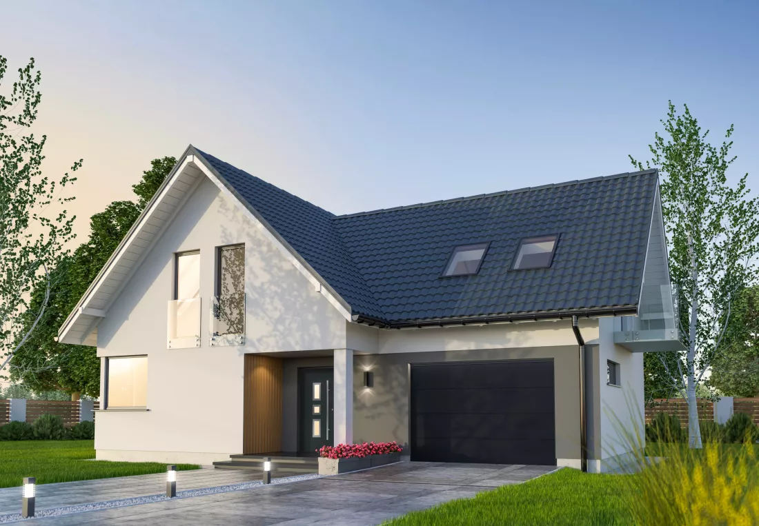 Drzwi wejściowe z panelami drzwiowymi Veyna gwarantują trwałość i design dopasowany do nowoczesnej architektury