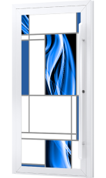 Panel drzwiowy Veyna seria Glass Line 45